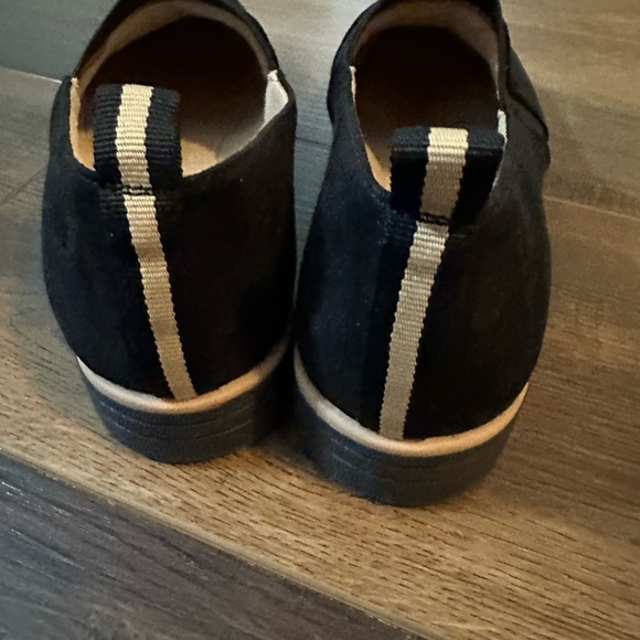 SOUL Naturalizer Womens Idea 2 Black Faux Suede Slip On Loafers Shoes Size 6.5 - Picture 5 of 11